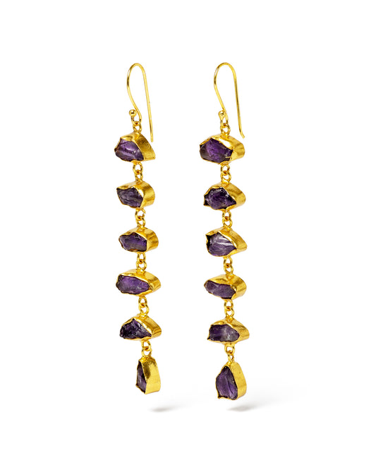 Purple Tamariu Earrings